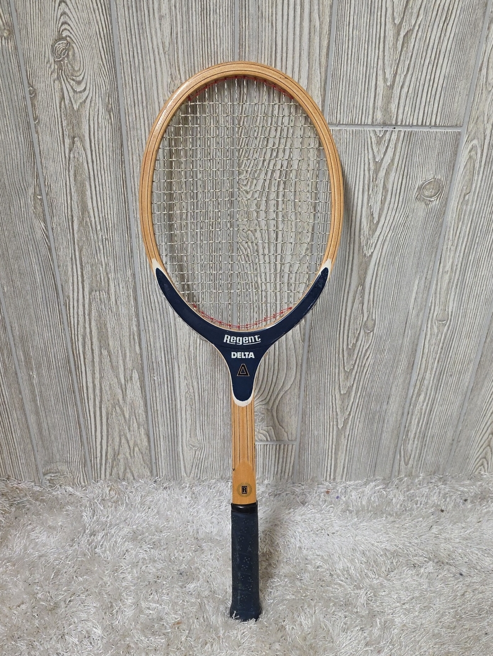 Vintage Regent Delta Wooden Tennis Racket